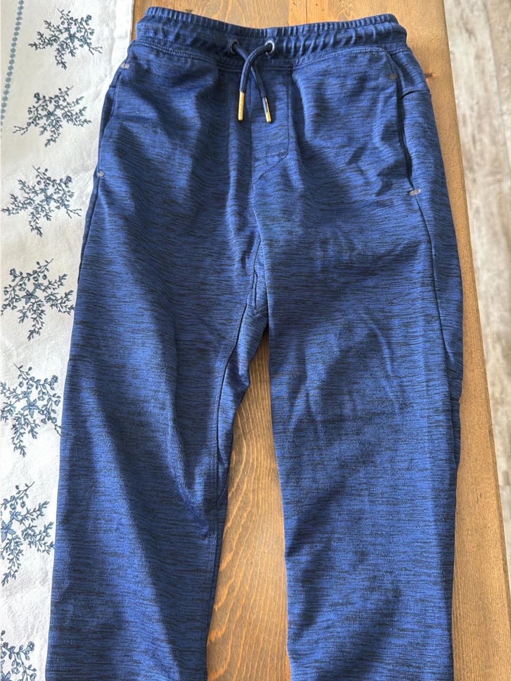 Vineyard Vines Kids Navy Blue Heathered Jogger Sweatpants